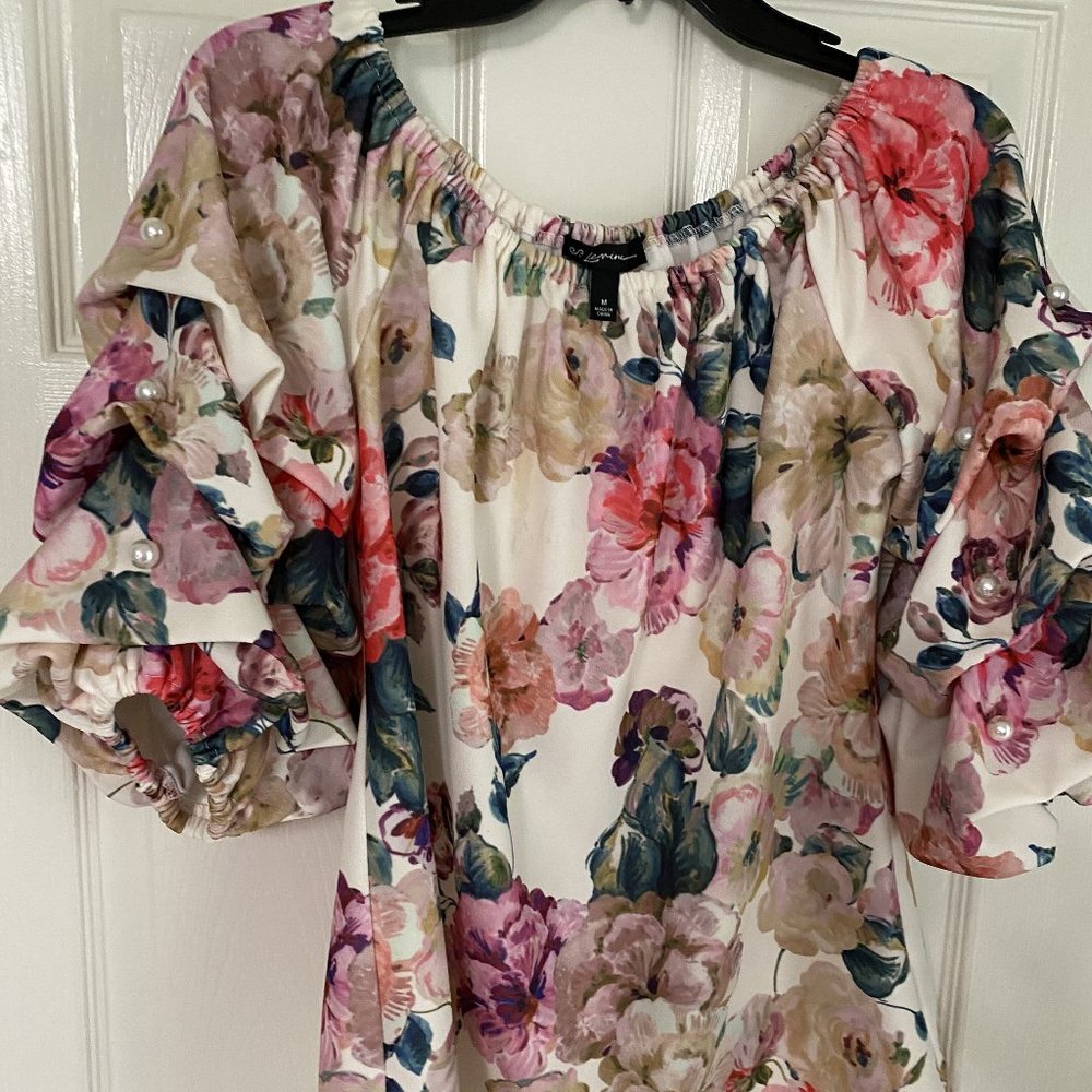 Womens Dress Top-Floral